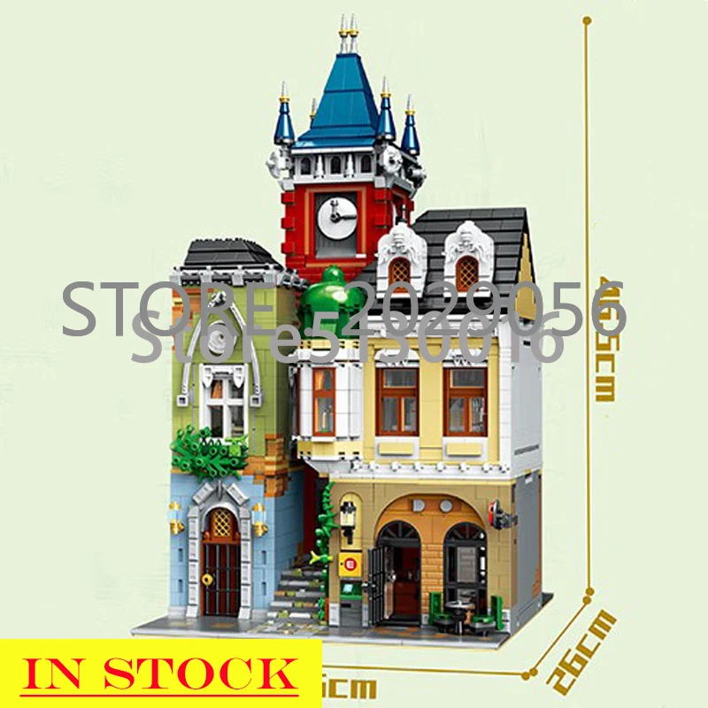 MOC Creator City Streetview серия модели строительные игрушки рождественские подарки Блоки Модель ql0924 ql0920 ql0922 ql0919