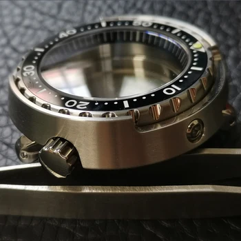 

Sapphire Crystal 47mm Stainless Steel Tuna Watch Case 200M Water Resistance Suitable NH35A/SBBN031/SKX007 Watch Movement