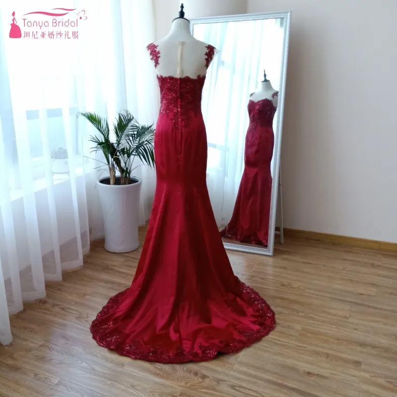 Vestido-De-Festa-Longo-2019-Prom-Dresses-Lace-Mermaid-Evening-Dress-Long-Pink-Satin-Sexy-Sheer