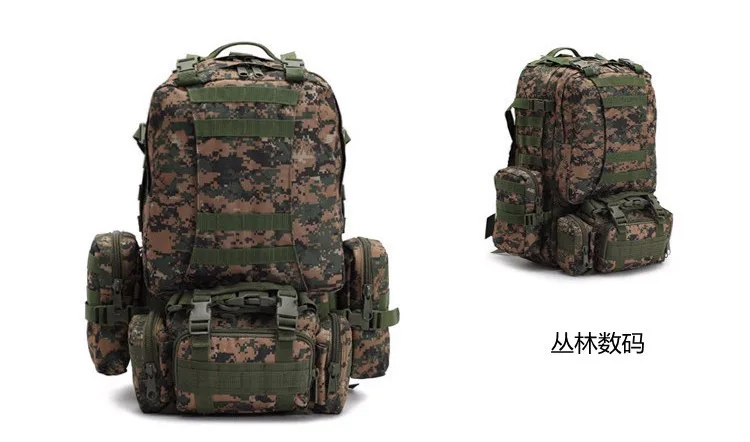 

Camouflage Bag Combination Backpack/Large Size Bag/Outdoor/Mountain Climbing/Tactical Backpack Multifunctional Bag Backpack