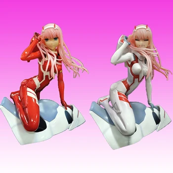 

16cm Darling in the FRANXX Figure Zero Two Code:002 Sexy girls Anime PVC Action Figures toy Adult Collectible Model Doll Gifts