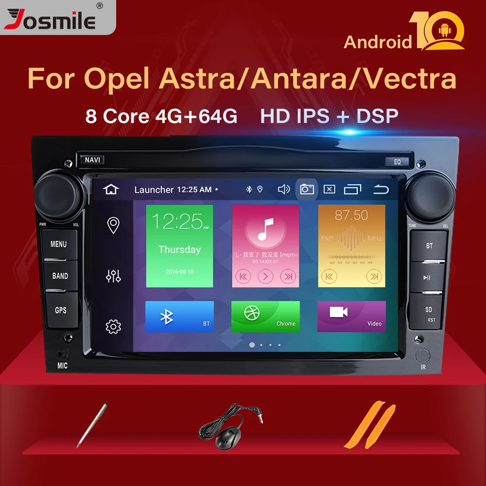 2Din Android 10 Car Radio No DVD Player For Opel Zafira B Vivaro Vectra C Corsa D C Astra H G J Meriva Multimedia GPS Navigation