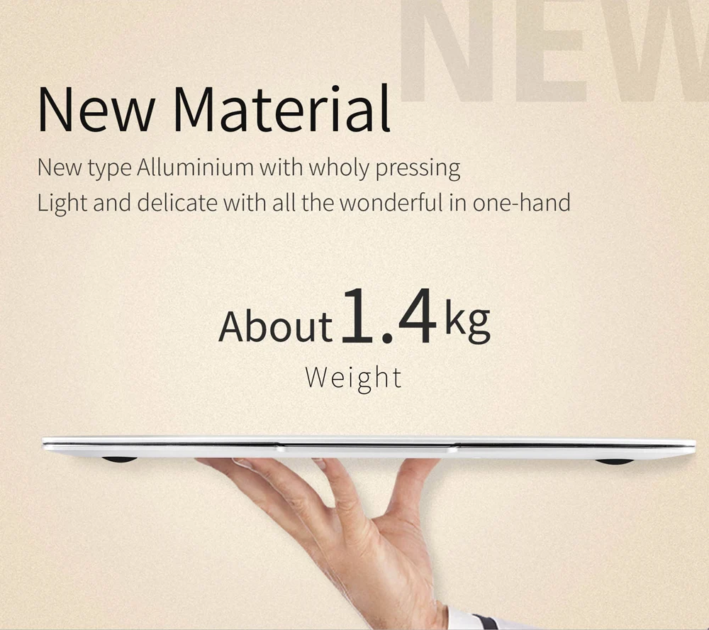 Jumper EZbook 3 Pro Laptop 13.3 Inch IPS Screen Intel J3455 6GB+64GB Notebook 2.4G/5G WiFi with M.2 SATA SSD Slot