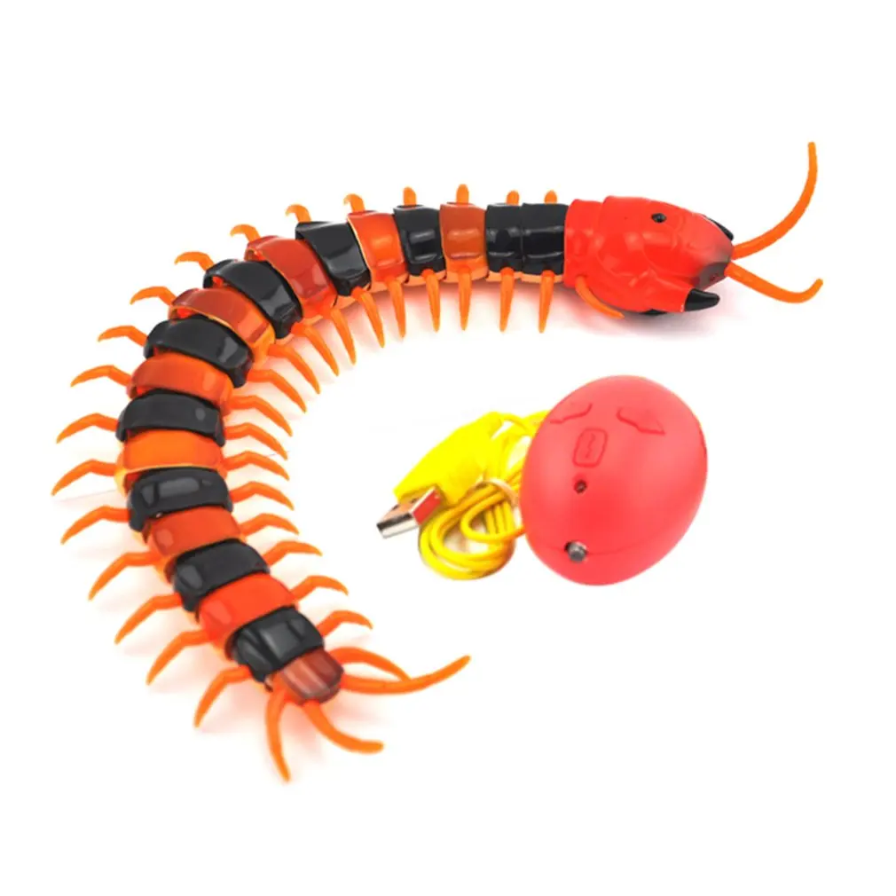 

NEW Electric Infrared RC Centipede Simulation Insect Remote Control Centipede Rechargeable Electric Tricky Funny Cat Dog Toy