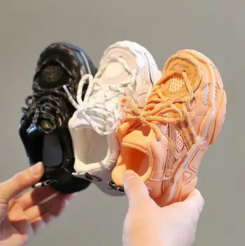 

Fashion Kids Sneaker With Reflective Toddler Little Big Boys Girls Sneakers Breathable Outdoor Tennis Size 21-36