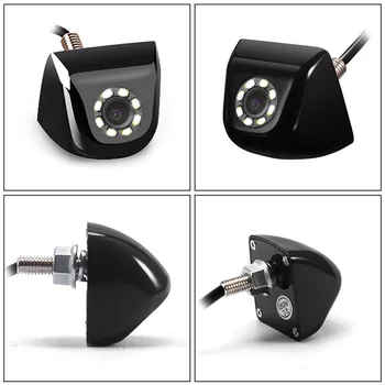 

CCD Car DC 12V Rear View Camera 720P Black Night Vision 170 Degree Parking With 8 LED Light
