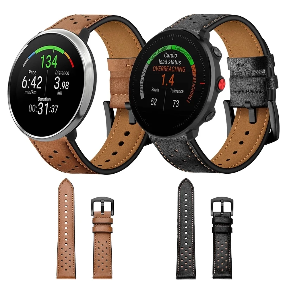 

Genuine Leather Watchband For POLAR Vantage M/Grit X Wrist Strap for POLAR IGNITE Smart watch Band Bracelet Correa