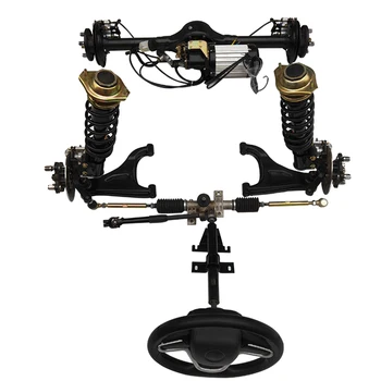 

Electric four-wheel drive assembly independent suspension assembly mcpherson DC motor hydraulic disc brake rear axle assembly