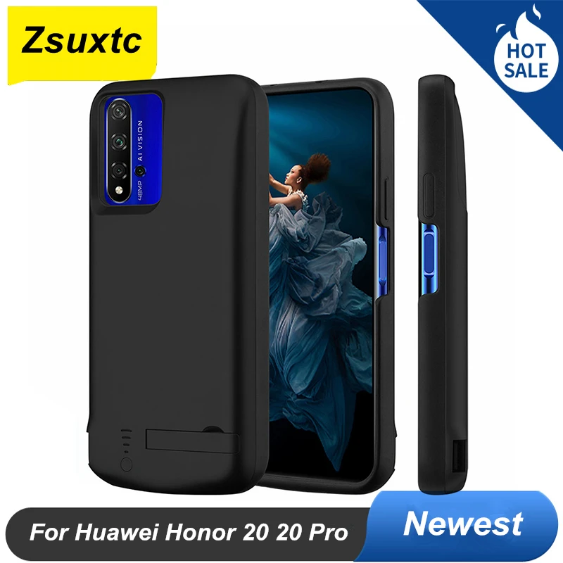 5000Mah Per Huawei Honor 20 Custodia Per Batteria 20 Pro Supporto Per Smartphone Caricabatterie Custodia Cover Power Bank Per Huawei Honor 20 Pro