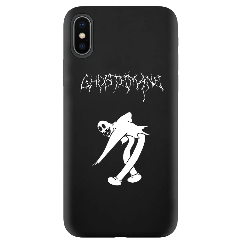 Роскошный чехол для iPhone 11 XR X Xs Max 8 7 6 Plus 6S 5S SE Мягкий силиконовый чехол для телефона Ghostemane Mercury Fundas - Цвет: Color1 Black