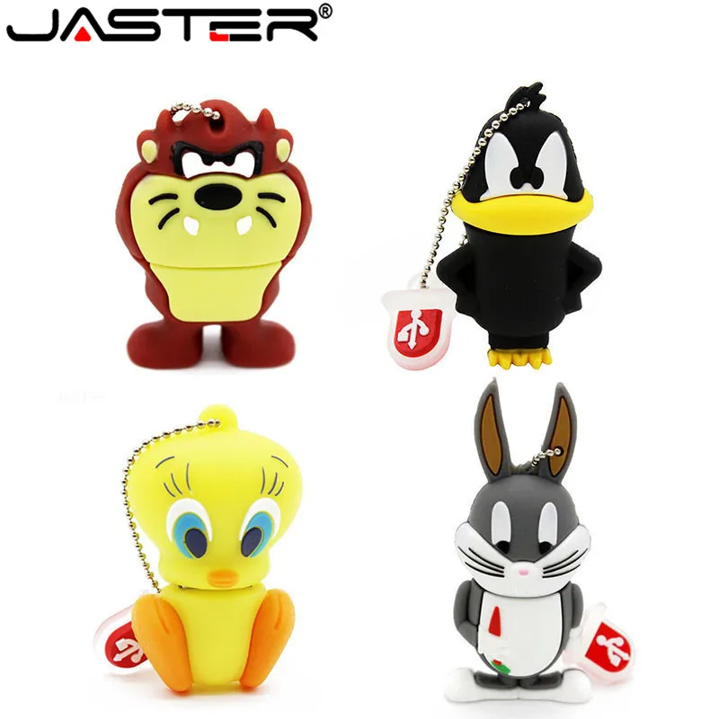 Usb флеш накопитель JASTER Looney 32 ГБ 16 8 4 Гб|USB флэш-накопители| |