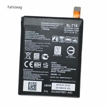 

Fahizeag 2700mAh BL-T19 Phone Battery replacement For LG Nexus 5X H790 BLT19 H791 H798 mobile Phone