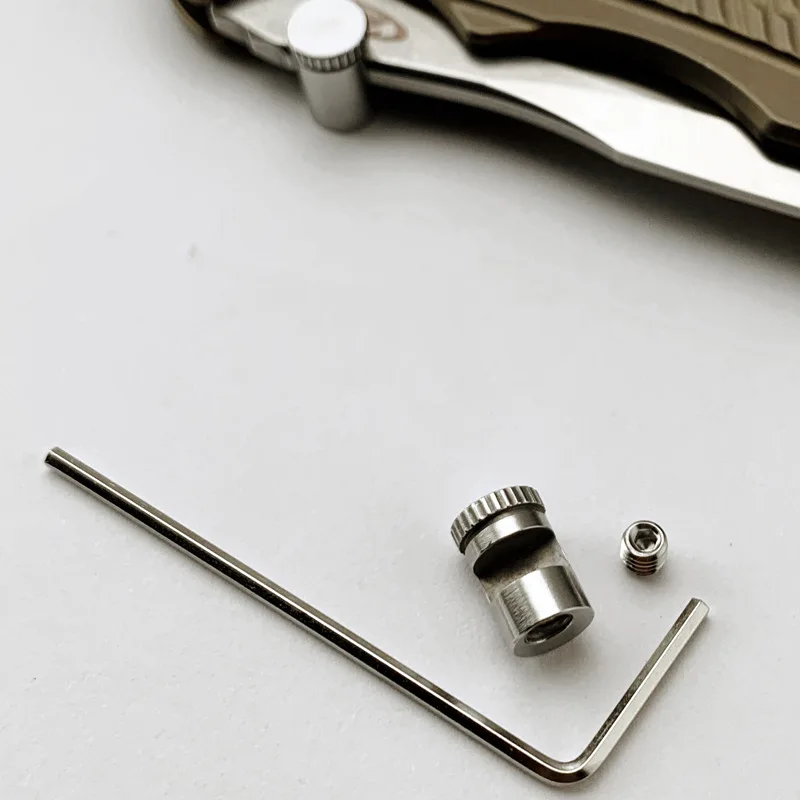 2 Pcs Thumb Stud Pulsante Coltello Coltello Pieghevole Vite Coltello A Spinta Materiale In Acciaio Inossidabile 416 Per Coltello Pieghevole Buck 110