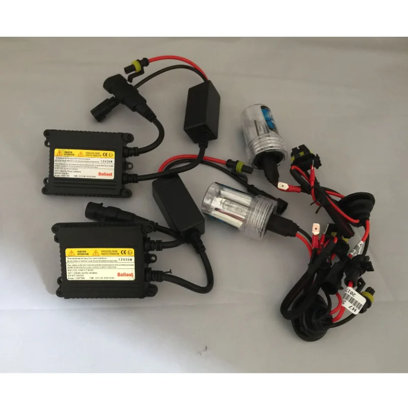 Xenon H7 35W 55W Slim Ballast Kit Car Headlight Bulbs 12V H1 H3 H11 9005 9006 HID 4300k 6000k 8000k Replace Halogen Auto Lamp | Автомобили