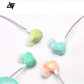 

Original Auglamour F100C Wired HiFi Headphones 3.5MM In-Ear Earphones Heavy Bass Metal With Mic With Remote Control