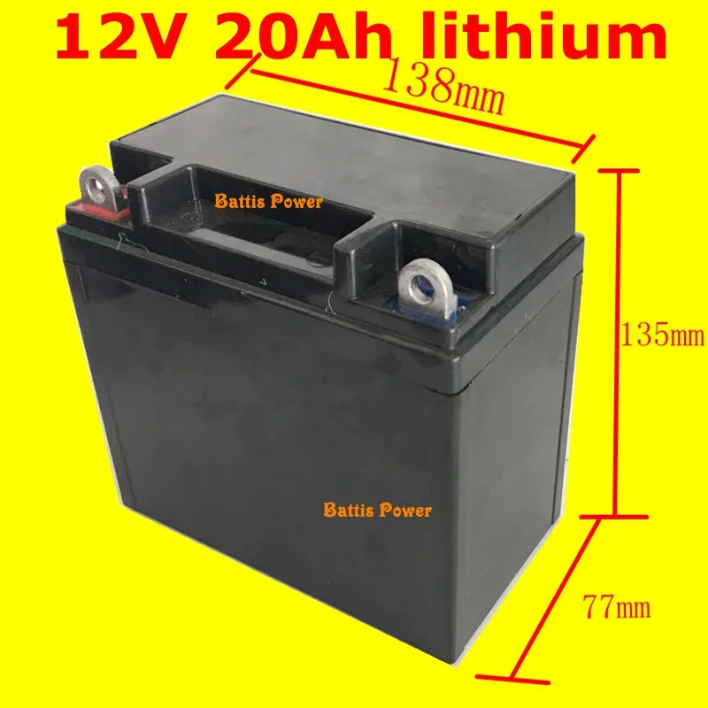 12v литий-ионный аккумулятор 20Ah 12v Bateria Litio для электродвигателя велосипеда 12v 300w зарядное устройство для инвалидной коляски+ 12,6 V 3A