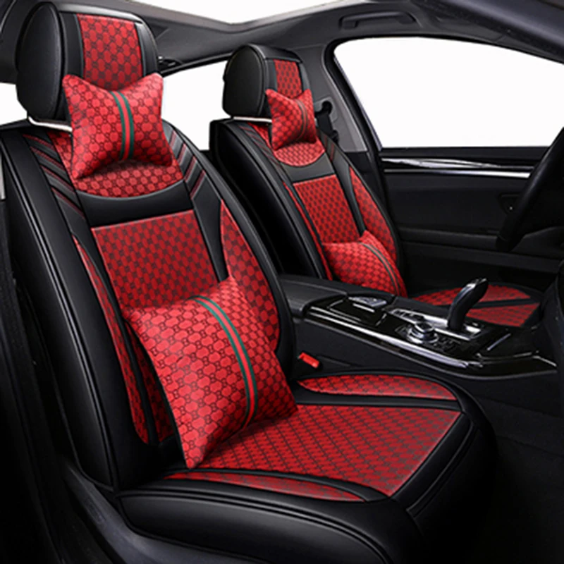 

universal leather plus Flax car seat cover for BYD all model G3 F3 F6 e6 G6 L3 G5 car styling automobiles accessories car covers