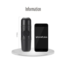 Зарядка автомобиля итальянская портативная Кофеварка ручная кофемашина туристическая капсула кофе порошок Электрический сосуд для кофе