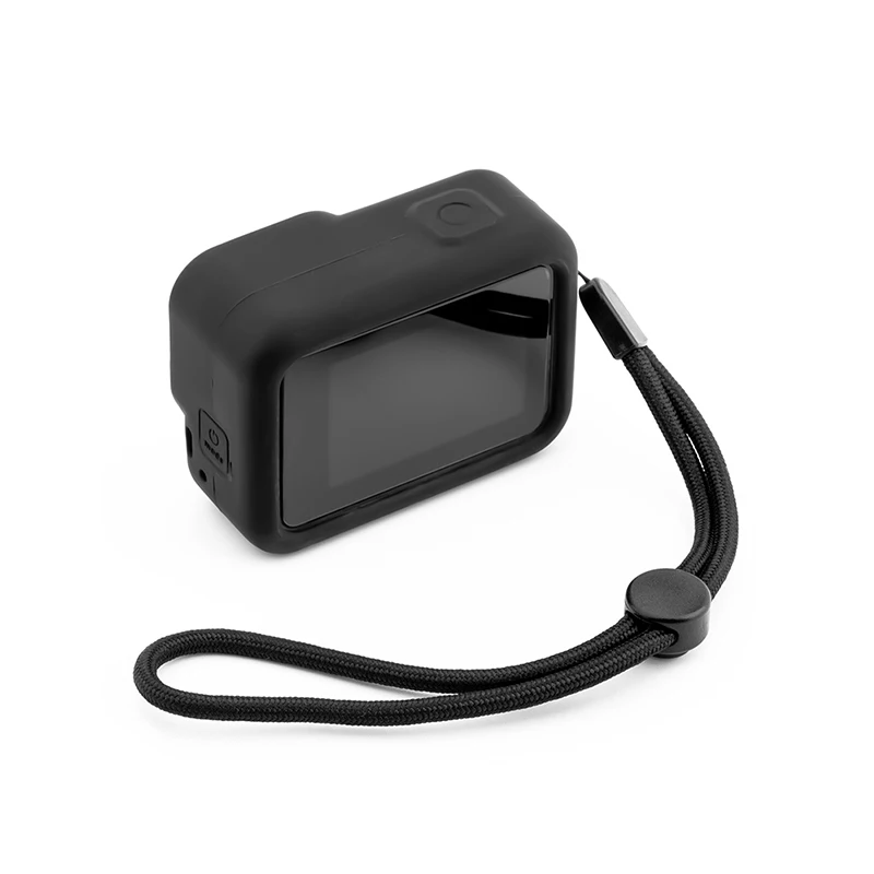 Цветной Мягкий силиконовый чехол для GoPro Hero 8, защитный чехол, полное покрытие, водонепроницаемый, аксессуары для экшн-камеры, оболочка TSFH