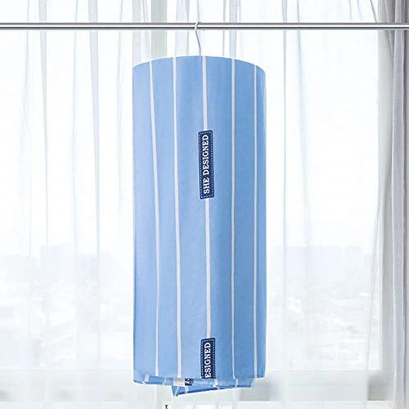  Spiral Hanger Cloth Bed Sheet Blanket Hook Closet Hanger Circle Clothes Hanger Clothes Drying Racks