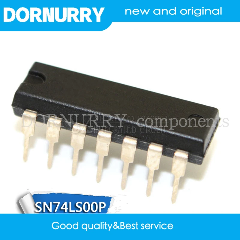 

1PCS 74LS00P DIP14 74LS00 DIP SN74LS00N 74LS00 SN74LS00 DIP-14 new and original IC DORNURRY
