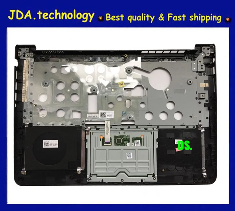 Для Dell Inspiron 14 5000 5447 5445 5448 5457 5442 5443 P49G Palmrest верхняя крышка клавиатура ободок+ Нижний Базовый чехол, черный
