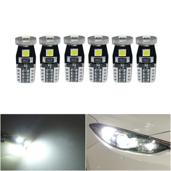 

6x W5W T10 LED Canbus Light Bulbs 194 Led Light For Honda Civic Accord Fit CRV City HRV Car Interior Dome Light Reading Lights