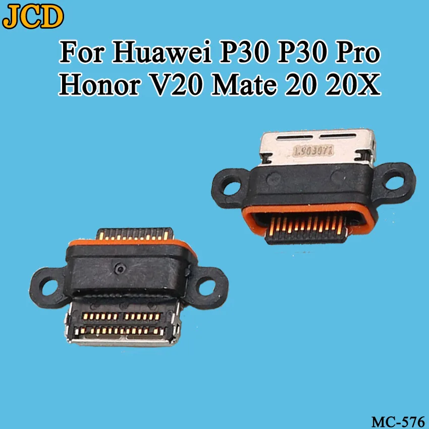 576 JCD 100 шт./лот для huawei P30 P30 Pro Honor V20 mate 20 20X USB порт Разъем для зарядки разъем для зарядки док-станции - Цвет: 576