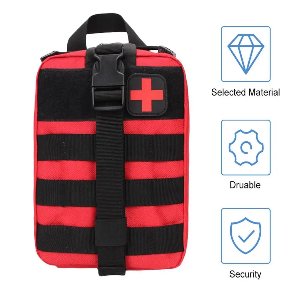 Outdoor Travel First Aid Kit Tactical Medical Bag Multifunctional Waist Pack Camping Climbing Emergency Case Survival Kits