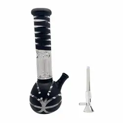 Tubo de vidro funil de vidro filtro coletor de óleo equipamento experimento científico shisha ferramenta manual soldagem vidro borosilicato