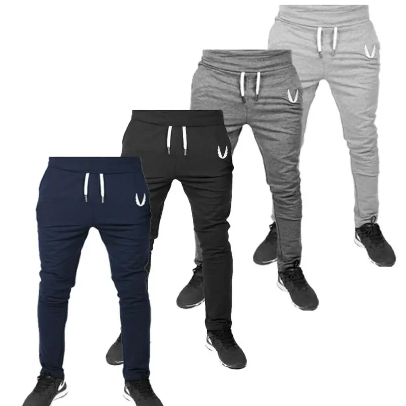 

Gray Black Blue Jogging Pants Solid Running Pants Men Sport Pants Men Soft Bodybuilding Joggers Gym Trousers Running Sweatpants