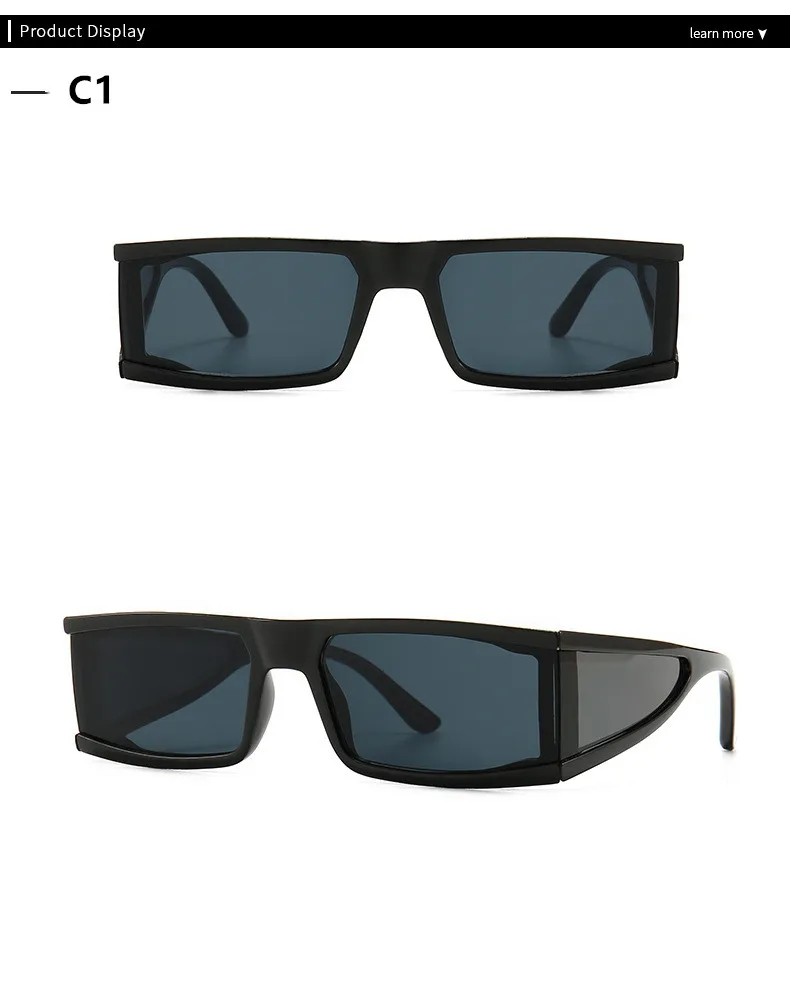 HBK Маленькие Мужские квадратные солнцезащитные очки люксовый бренд 90S женские солнцезащитные очки винтажные дизайнерские UV400 очки ретро черные коричневые линзы