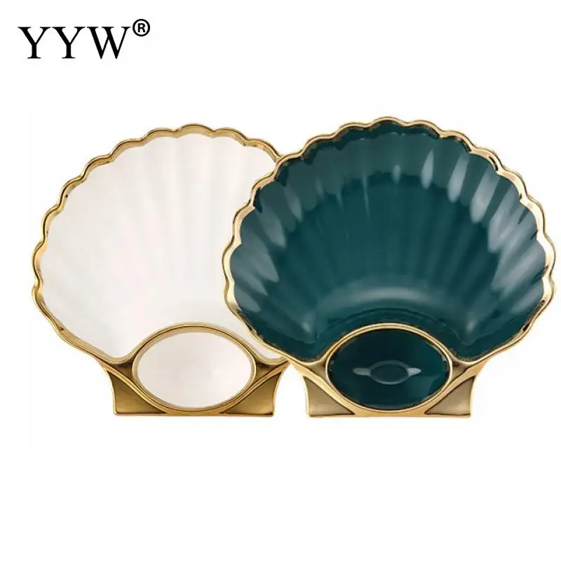 Ceramic Dish Accessories Sushi Plate Set For Home Dumpling Plate Shell Shaped Japanese Tableware Sushi Dish Kitchen Accessories