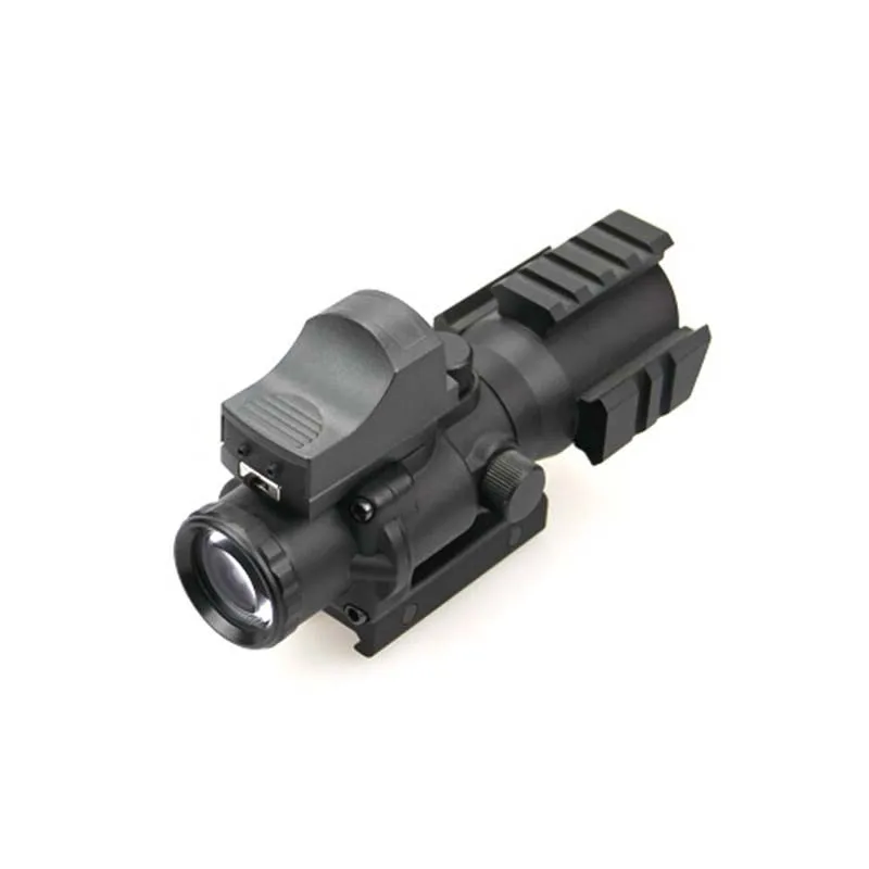 Охотничий прицел Тактический ACOG 4x32 + HD107 Военная стрельба красный зеленый