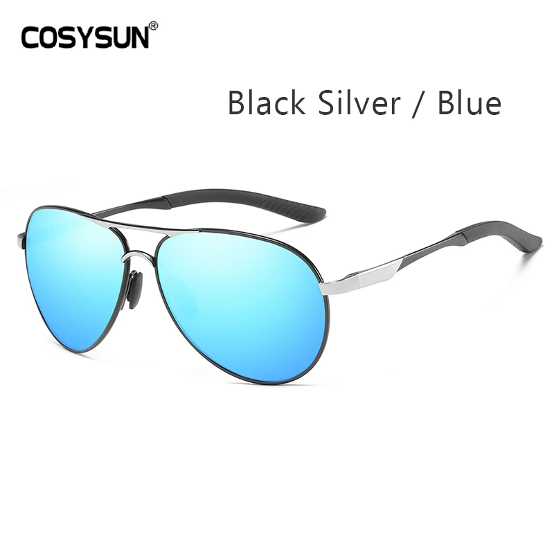 Classic Brand Designer Women Sunglasses Men Pilot sunglasses Polarized vintage Sun Glasses Female Driving Eyewear Oculos De Sol - Цвет линз: Blue Lens