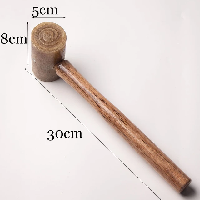 wuta Wuta Leather Mallet Hammer Carbon Steel Double Head Hammer Cobbler  Hammer For Professional Leather Craft Tool