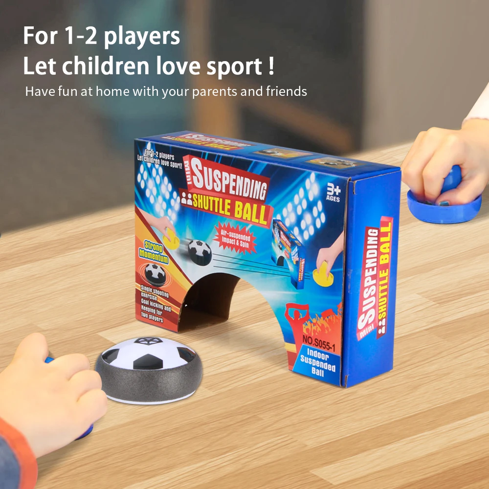 Hover Soccer светодиодный светильник мигающий воздушный мощный футбольный светящийся шар диск спортивные упражнения обучающая игрушка подарок для детей набор мячей игра