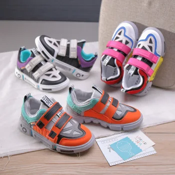 

New Kids Sneakers Hook Loop Boys Shoes Girls Mesh Shoes Breathable Net Shoes Comfortable Children School Sneakers Tenis Infantil