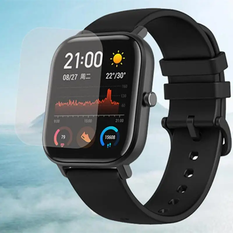 Защитная пленка с закругленными краями для xiaomi Amazfit GTS & BIP стеклянные аксессуары