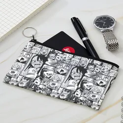 NEW Fashion Women And Men Absolutely Beautiful Japanese Animation Coin Purse Lady Girls Wallet Lipstick Canvas Bag With A Zipper