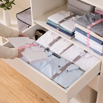 

5pc Lazy Folding Clothes Board Wardrobe Finishing Multifunctional Folding Clothes Home Clothes Storage Folding Clothes Organizer