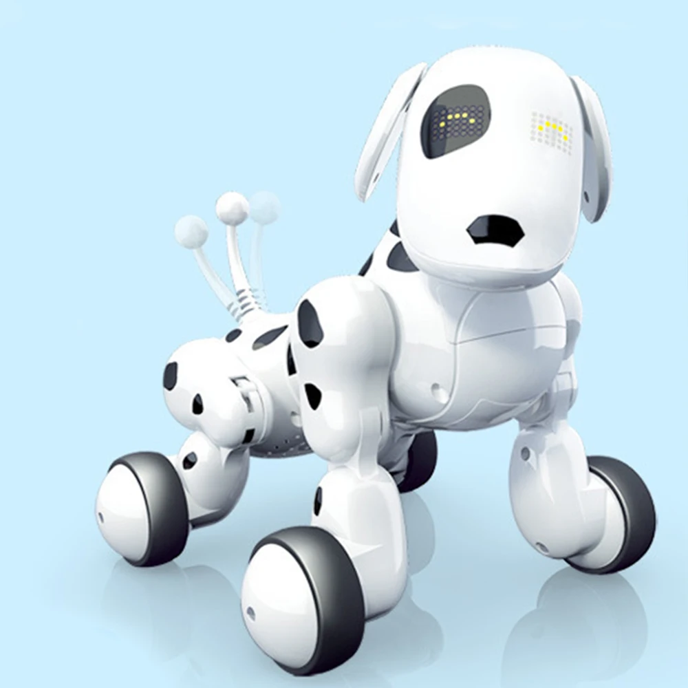Новые электронные питомцы RC робот собаки стенд ходить милые Интерактивные Интеллектуальные собаки робот игрушка умные беспроводные электрические игрушки для детей