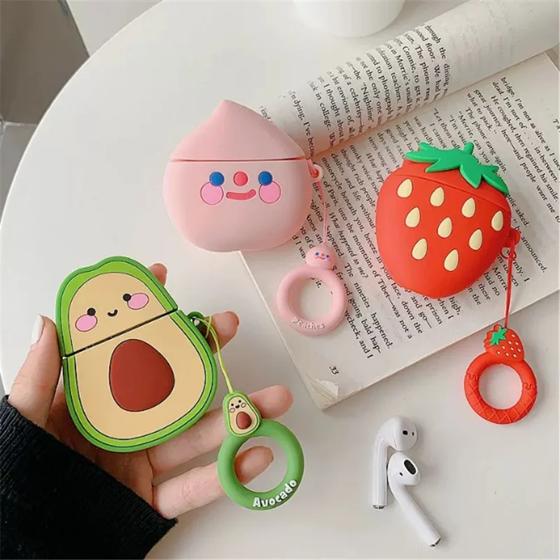 

Plant Wireless Bluetooth Earphone Case For Airpods Protective Cases Silicone Headset Charging Headphones Cover Earphone Box