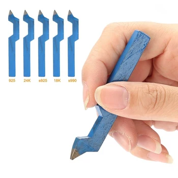 

Durable Curved Steel Stamp Tool For Bracelets Ring DIY Portable Letter Bangle Marking Jewelry Punch Blue Mold