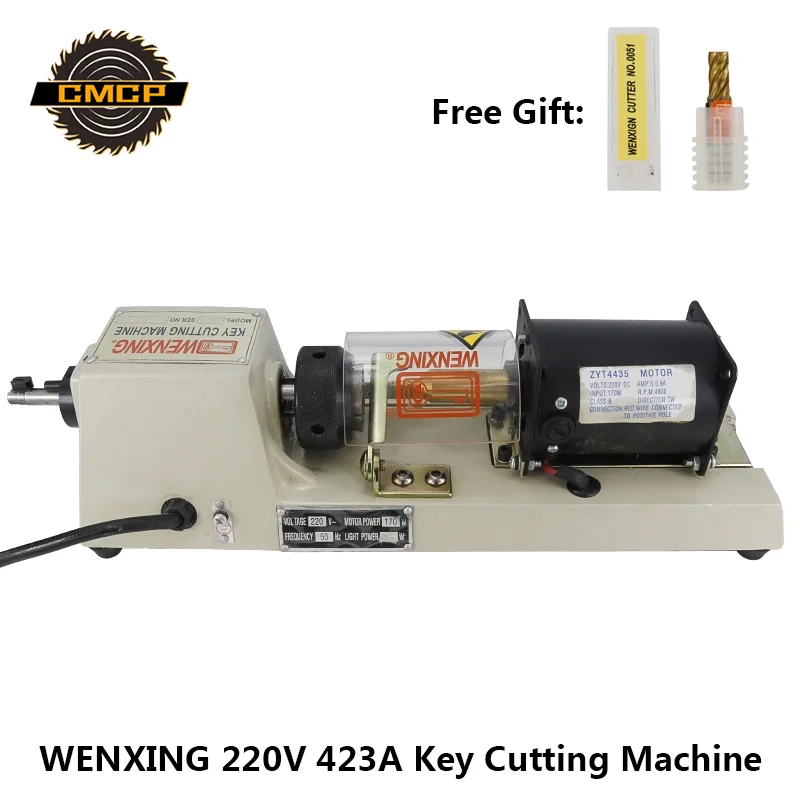 

WENXING 423A Tubular Key Cutting Machine 220V Horizatol Key Duplication Machine Key Copy Machine Locksmith Tools Key Cutter