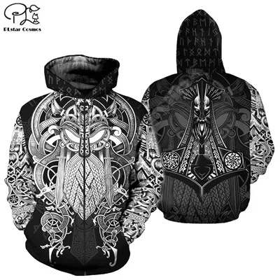 Zip hoodies Ух девушка Viking Татуировка воина Модный спортивный костюм на каждый день 3DfullPrint худи/Толстовка/куртка/для мужчин и женщин, стиль-9 - Цвет: Zip hoodies
