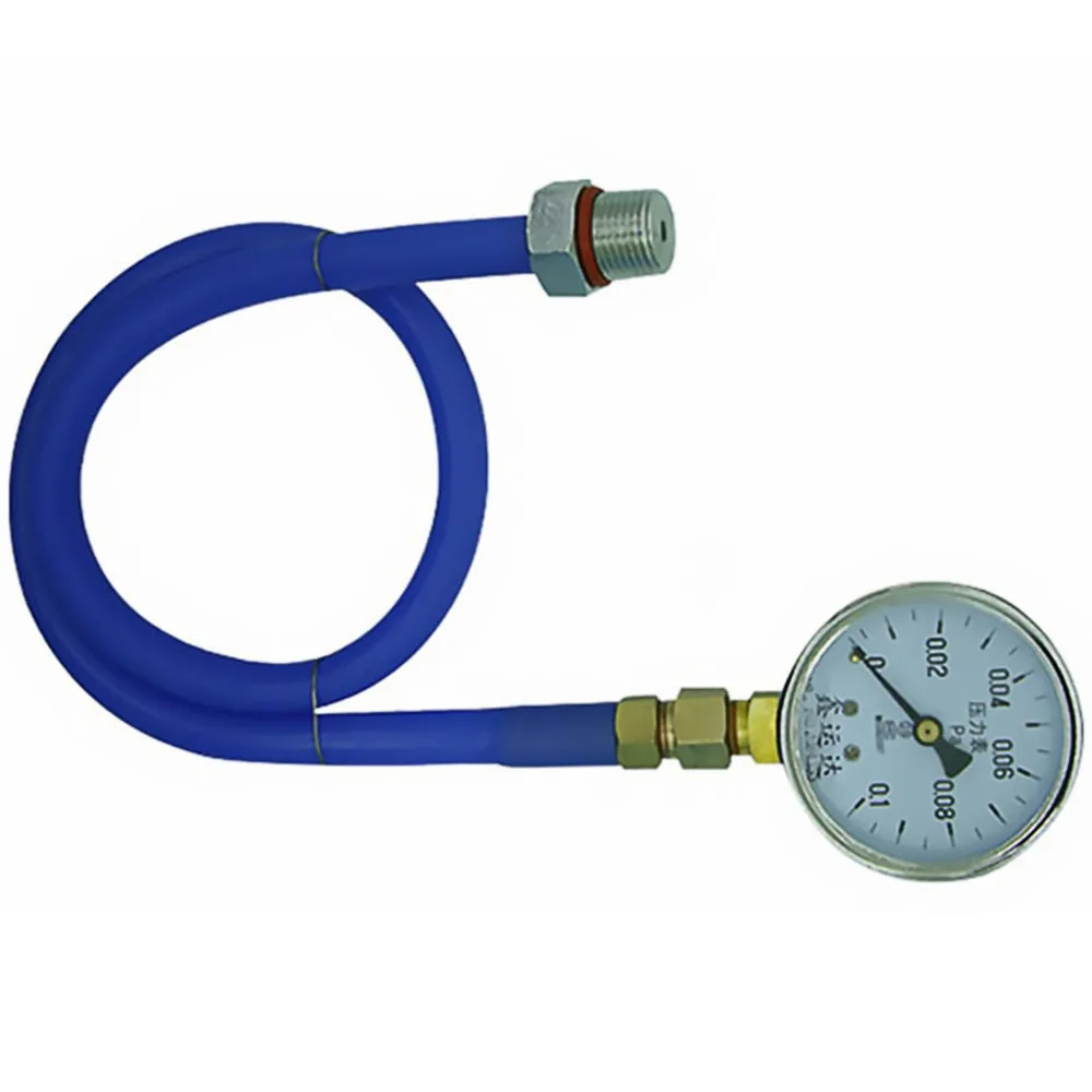 Exhaust Pressure Tester Gauge Emission Automobile Meter Detection Plugging Catalytic Plug Set R1234Yf Gauges R410 R410A images - 6