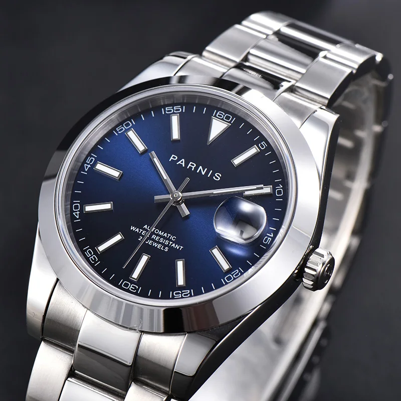 Parnis quadrante blu orologi da uomo calendario Miyota 8215 movimento 21  rubini orologio da polso da uomo meccanico automatico orologio uomo  2021|Mechanical Watches| - AliExpress