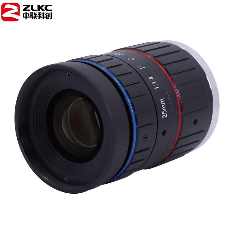 8.0Mega Pixel C Mount 25mm 1" ITS IR Correction fixed focal length lenses Industrial camera manual Iris CCTV Lens | Безопасность и