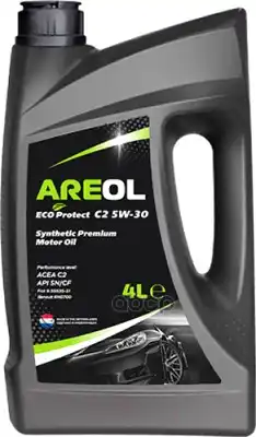 AREOL Areol Eco Protect C2 5w30 (4l)_масло Моторное! Синт Acea Api Sn/Cf Fiat 9.55535 S1|Моторное масло| |